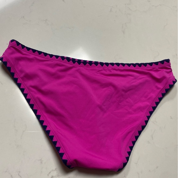 Lucky Brand Shell Stitch Pink Bikini Bottom, Women's Size S - Picture 4 of 11